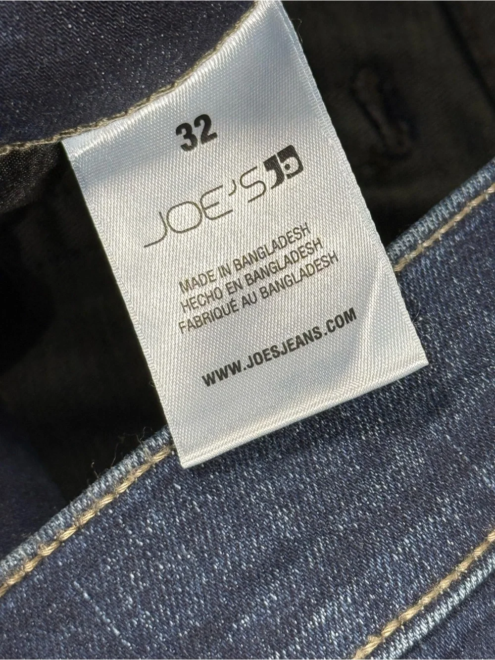 Joe’s Jeans The Asher Slim Fit Aldo Dark Wash Stretch Denim Mens Sz 32 NEW